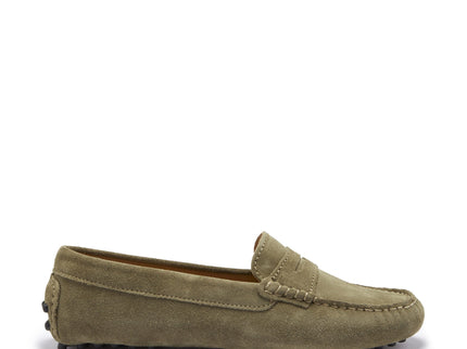 Women's Penny Driving Loafers, truffle suede