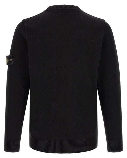Stone Island | Schurwollmix-Pullover | Schwarz | Herren