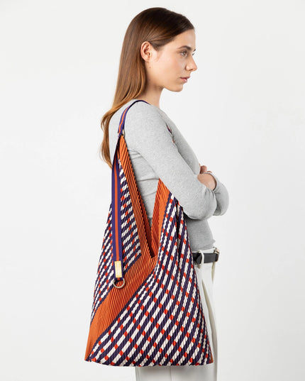💟  Plissierte Tasche SOPHIA TERRACOTTA Y BAG