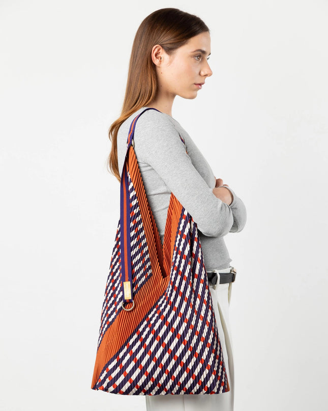💟  Plissierte Tasche SOPHIA TERRACOTTA Y BAG