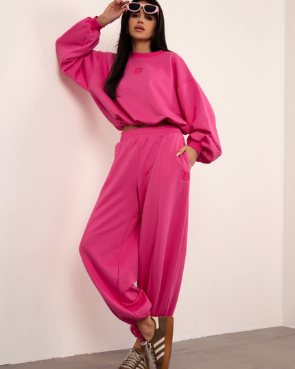 BRONX Damen Freizeit Set - Fuchsia