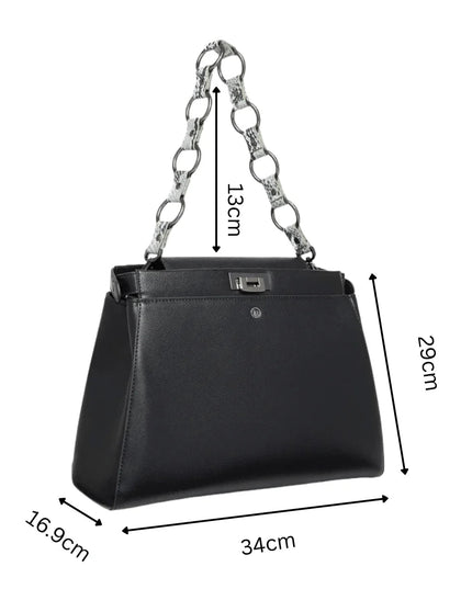 LaBante London | Elm Shoulder Bag | Vegan | Schwarz