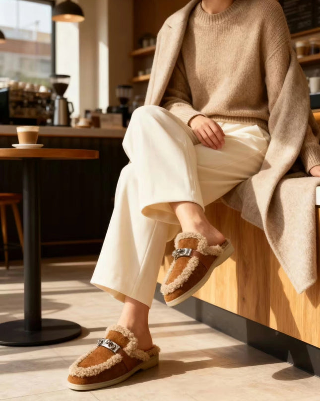 HOLLERT | Siena Lammfell Damen Mules