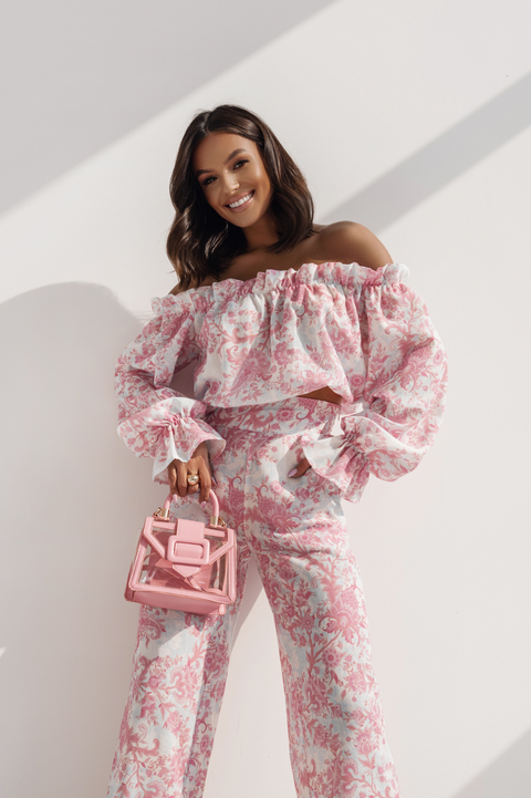 Leinen-Set Bluse & Hose MIA – Vivida