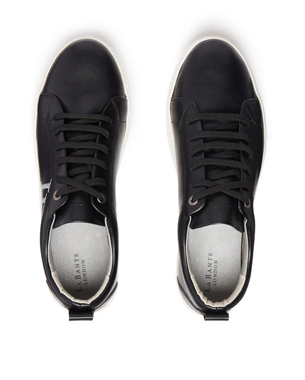 LB Black Apple Leather Sneakers Men-3