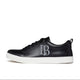 LB Black Apple Leather Sneakers Men-0