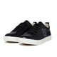 LB Black Apple Leather Sneakers for Women-1