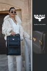 Leather business backpack for 15.6" laptops – Business Style – IULIUS