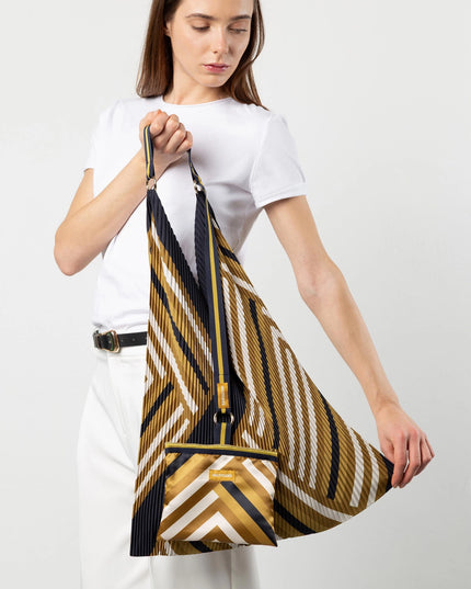 💟 Plissierte Tasche GRACE BROWN Y BAG