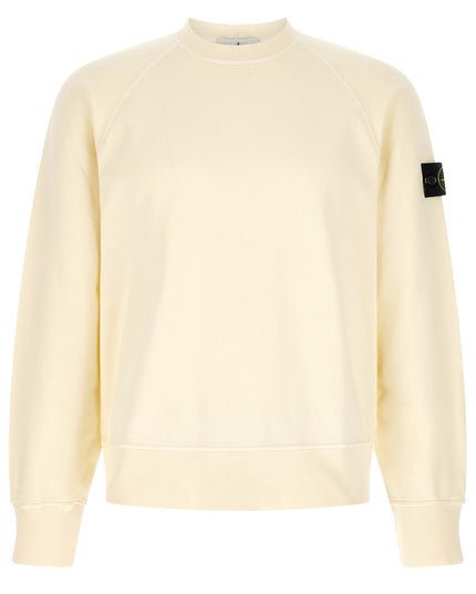 Stone Island | 6100060 Baumwoll-Sweatshirt | Elfenbein | Herren