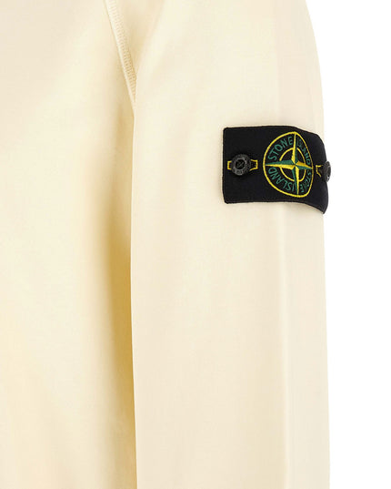 Stone Island | 6100060 Baumwoll-Sweatshirt | Elfenbein | Herren