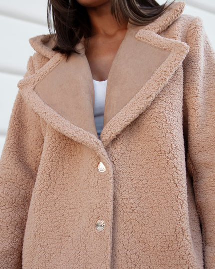 LA BALANCIA | TEDDY Mantel | Beige