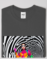 BYMANYC ® New York | TRIBECA ART Bio-Baumwoll-T-Shirt | Schwarz/Natur | Unisex