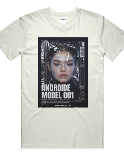 BYMANYC ® New York | CHELSEA ART Bio-Baumwoll-T-Shirt | Schwarz/Natur | Unisex