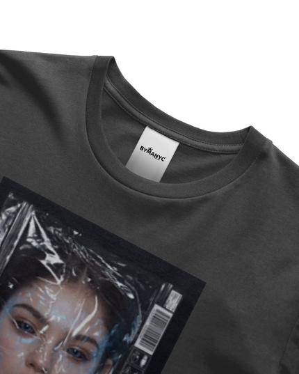 BYMANYC ® New York | CHELSEA ART Bio-Baumwoll-T-Shirt | Schwarz/Natur | Unisex