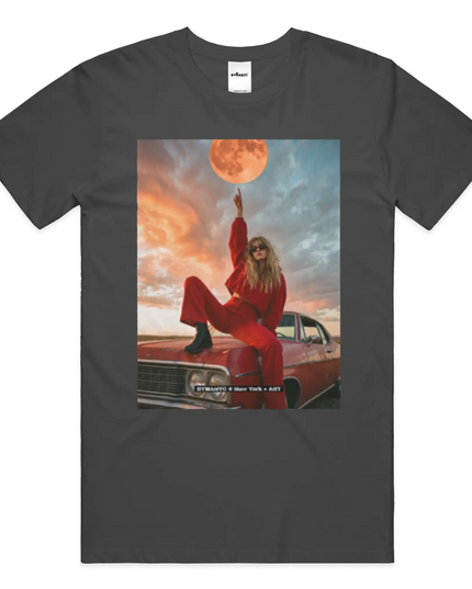 BYMANYC ® New York | NOHO ART Bio-Baumwoll-T-Shirt | Schwarz/Natur | Unisex