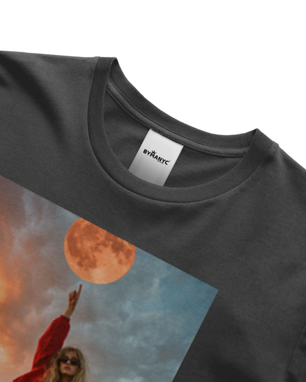 BYMANYC ® New York | NOHO ART Bio-Baumwoll-T-Shirt | Schwarz/Natur | Unisex