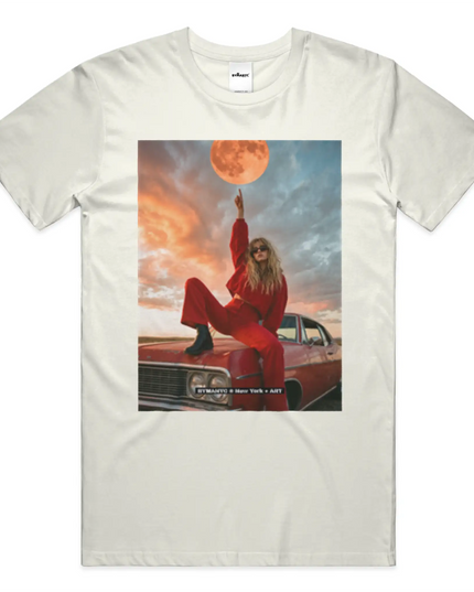 BYMANYC ® New York | NOHO ART Bio-Baumwoll-T-Shirt | Schwarz/Natur | Unisex