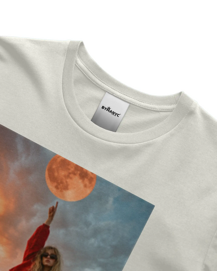BYMANYC ® New York | NOHO ART Bio-Baumwoll-T-Shirt | Schwarz/Natur | Unisex