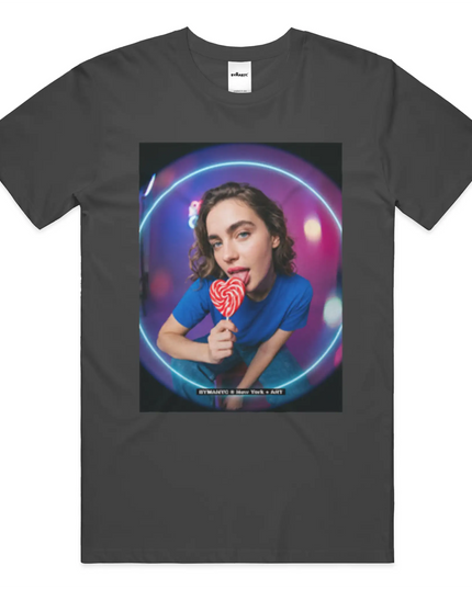 BYMANYC ® New York | NOLITA ART Bio-Baumwoll-T-Shirt | Schwarz/Natur | Unisex