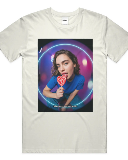 BYMANYC ® New York | NOLITA ART Bio-Baumwoll-T-Shirt | Schwarz/Natur | Unisex