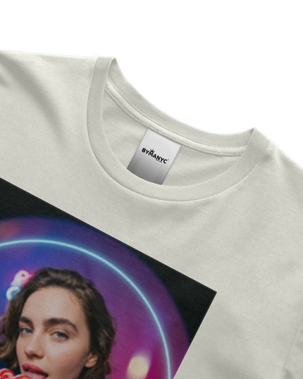 BYMANYC ® New York | NOLITA ART Bio-Baumwoll-T-Shirt | Schwarz/Natur | Unisex