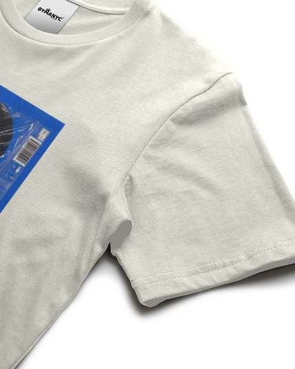 BYMANYC ® New York | DUMBO ART Bio-Baumwoll-T-Shirt | Schwarz/Natur | Unisex