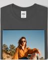 BYMANYC ® New York | HARLEM ART Bio-Baumwoll-T-Shirt | Schwarz/Natur | Unisex