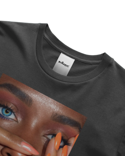 BYMANYC ® New York | MIDTOWN ART Bio-Baumwoll-T-Shirt | Schwarz/Natur | Unisex