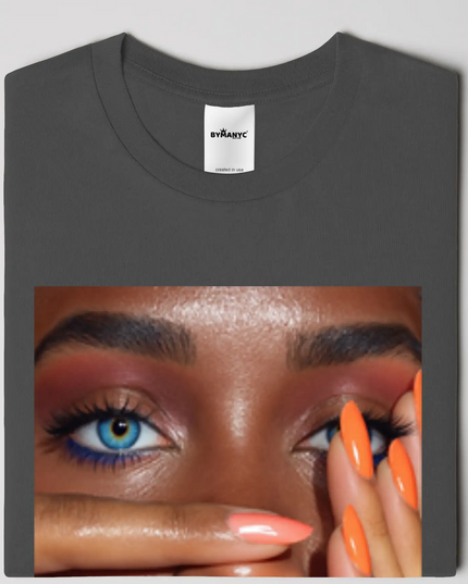 BYMANYC ® New York | MIDTOWN ART Bio-Baumwoll-T-Shirt | Schwarz/Natur | Unisex