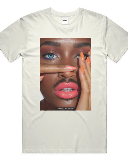 BYMANYC ® New York | MIDTOWN ART Bio-Baumwoll-T-Shirt | Schwarz/Natur | Unisex