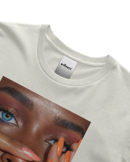 BYMANYC ® New York | MIDTOWN ART Bio-Baumwoll-T-Shirt | Schwarz/Natur | Unisex