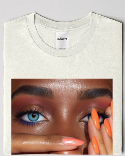 BYMANYC ® New York | MIDTOWN ART Bio-Baumwoll-T-Shirt | Schwarz/Natur | Unisex