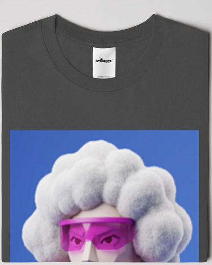 BYMANYC ® New York | GREENWICH ART Bio-Baumwoll-T-Shirt | Schwarz/Natur | Unisex