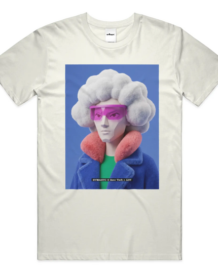 BYMANYC ® New York | GREENWICH ART Bio-Baumwoll-T-Shirt | Schwarz/Natur | Unisex