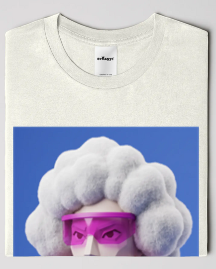BYMANYC ® New York | GREENWICH ART Bio-Baumwoll-T-Shirt | Schwarz/Natur | Unisex