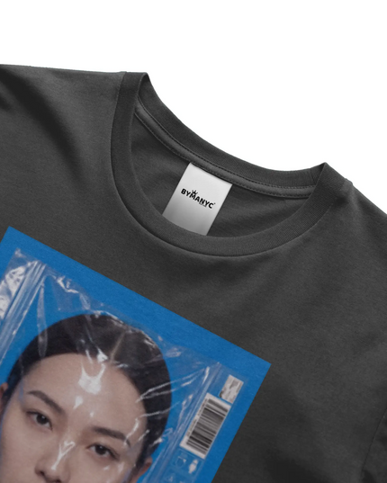 BYMANYC ® New York | CHINATOWN ART Bio-Baumwoll-T-Shirt | Schwarz/Natur | Unisex