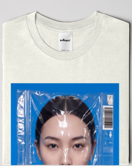 BYMANYC ® New York | CHINATOWN ART Bio-Baumwoll-T-Shirt | Schwarz/Natur | Unisex