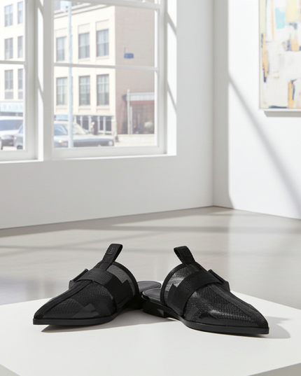 Luftige Mesh-Mules