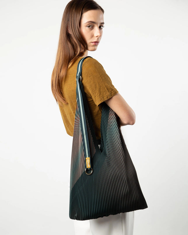 Plissierte Tasche ISABELLA GREEN Y BAG