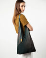 Plissierte Tasche ISABELLA GREEN Y BAG