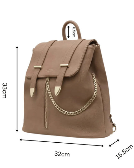 LaBante London | Agnes Vegan Backpack | Braun