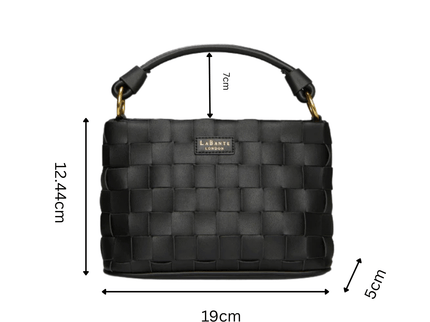 Baby Bella Black Vegan Crossbody Bag