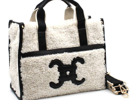 Moumoute Handtasche mit E - Logo - ModeEcho