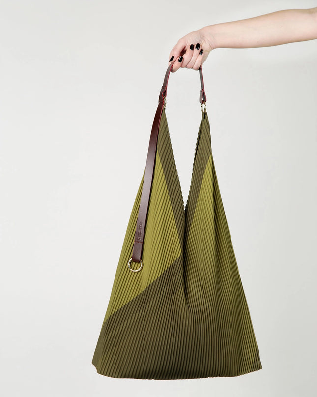 💟 Plissierte Tasche AUDREY Y BAG I Lederriemen