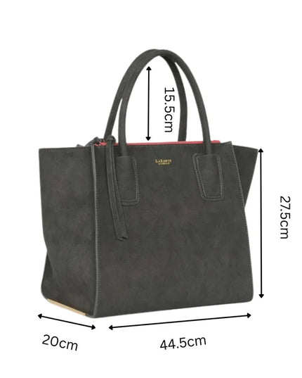 LaBante London | Demi Vegan Winged Tote Bag | Grau