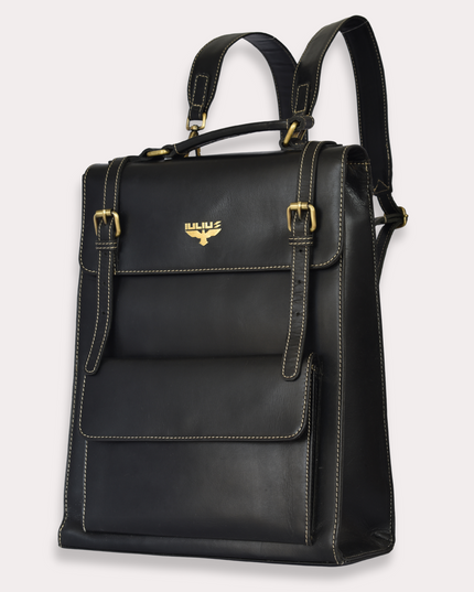 Mochila Ejecutiva de Cuero para Portátiles 15,6” – Estilo Business – IULIUS-0