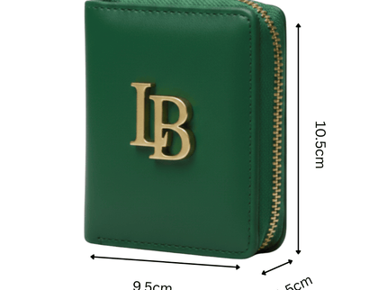 Regents Park Mini Green Plant-Based Leather Wallet (Available for Pre-order 10th August 2026)