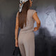 SHIRA Damen Freizeit Set – Dunkles Beige