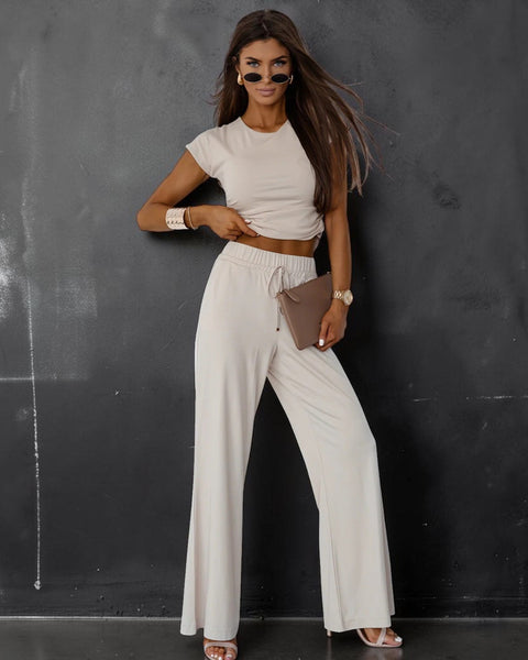 SHIRA Damen Freizeit Set – Beige